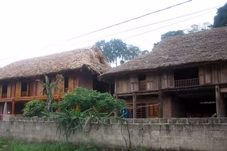 Một góc làng Tân Lập (Tân Trào) hôm nay.