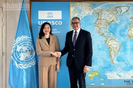 Đại sứ Nguyễn Thị Vân Anh bày tỏ Việt Nam mong muốn nhận được sự đồng hành và ủng hộ của UNESCO đối với công tác bảo tồn và phát huy giá trị di sản.