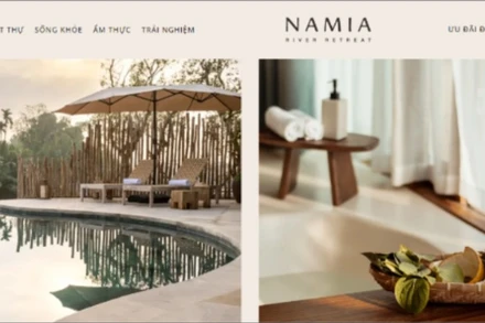 Khách sạn Namia River Retreat (Hội An) được trao giải thưởng Versailles 2025