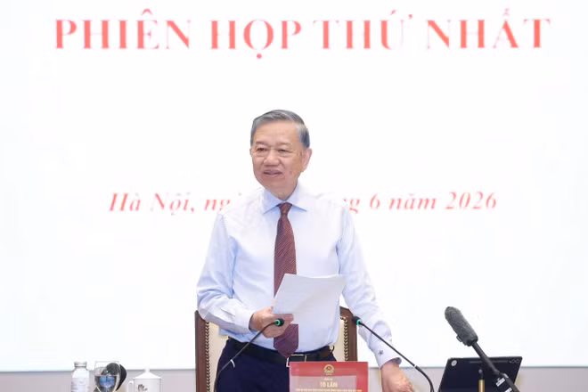 Tổng Bí thư, Chủ tịch nước Tô Lâm phát biểu chỉ đạo. Ảnh: TTXVN