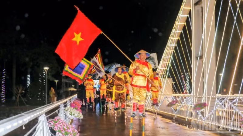 Tuyến phố đi bộ Nam Hòa (tỉnh Hưng Yên) được đầu tư hơn 12 tỷ đồng.