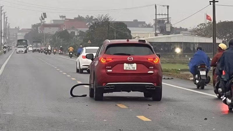 Hiện trường vụ việc. (Ảnh CTV)