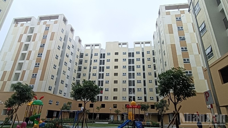 Một khu nhà ở tại phường Vũ Phúc (tỉnh Hưng Yên).