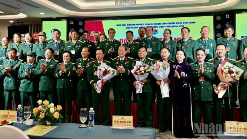 Ra mắt Ban chấp hành Hội Doanh nhân cựu chiến binh tỉnh Hưng Yên, nhiệm kỳ 2025-2030.