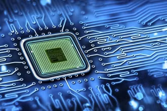Chip của nhà sản xuất Nvidia (Ảnh: TTXVN)