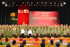 Hình ảnh tại hội nghị. (Ảnh: PHẠM CƯỜNG)
