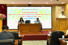 Phó Bí thư chuyên trách Đảng uỷ Bộ Công thương Phan Văn Bản thông tin về Đại hội đại biểu Đảng bộ Bộ Công thương lần thứ I, nhiệm kỳ 2025-2030.