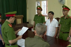 Cơ quan Cảnh sát điều tra tỉnh Hưng Yên thi hành Quyết định khởi tố vụ án, khởi tố bị can và Lệnh bắt tạm giam đối với Nguyễn Thế Bảo.