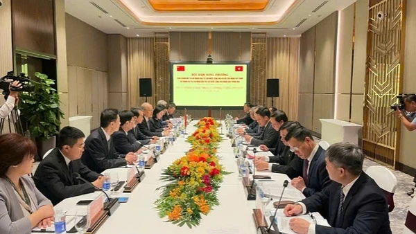 Quang cảnh buổi Hội đàm.