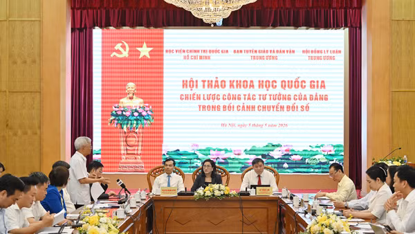 Quang cảnh hội thảo. (Ảnh: THỦY NGUYÊN)