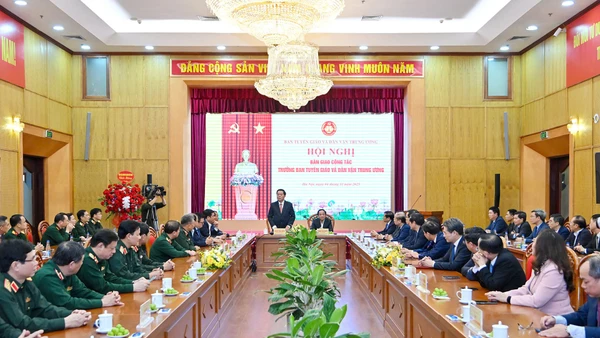 Quang cảnh hội nghị. (Ảnh: THỦY NGUYÊN)