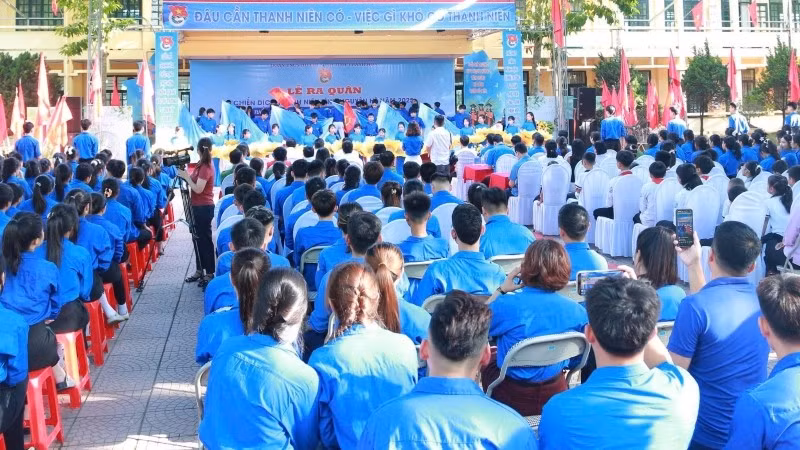 Thanh Hóa ra quân Chiến dịch thanh niên tình nguyện hè 2025.