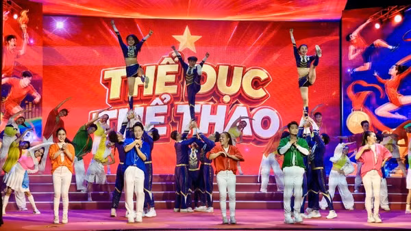 Quang cảnh bế mạc Đại hội Thể dục thể thao Thành phố Hồ Chí Minh lần thứ 1. (Ảnh: Thế Anh)