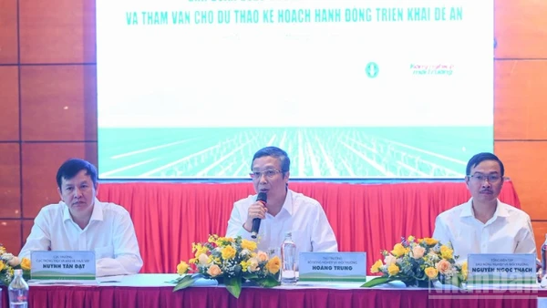 Thứ trưởng Nông nghiệp và Môi trường Hoàng Trung chủ trì Hội nghị công bố Đề án “Sản xuất giảm phát thải lĩnh vực trồng trọt giai đoạn 2025-2035, tầm nhìn đến 2050” sáng 22/10, tại Hà Nội.