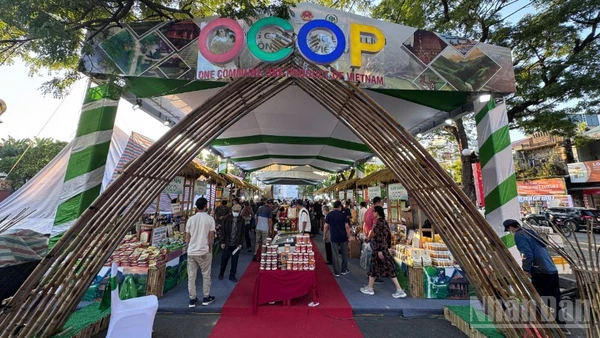 Không gian quảng bá du lịch nông thôn, sản phẩm OCOP và các hoạt động trải nghiệm giàu bản sắc của 16 tỉnh, thành phố.