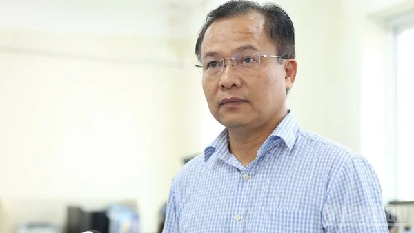 Ông Lê Ngọc Quyền, Phó Giám đốc Đài Khí tượng thủy văn Bắc Bộ (Cục Khí tượng Thủy văn, Bộ Nông nghiệp và Môi trường) khuyến cáo người dân về mưa lũ lớn ở Bắc Bộ.
