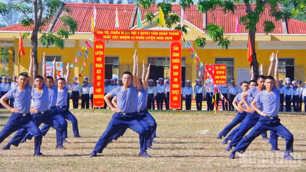 Phần thi đồng diễn thể dục.