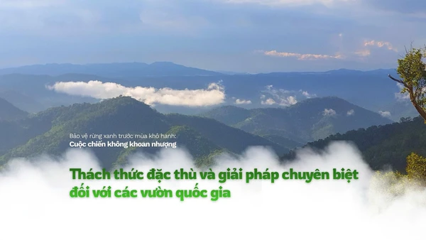 Mùa khô 2025-2026 được dự báo là một mùa đầy cam go, đặc biệt với các Vườn quốc gia.