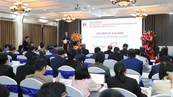 Quang cảnh Hội nghị quốc tế lần thứ 4 về các tiến bộ trong công nghệ thông tin và truyền thông (ICTA 2025).