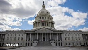 Tòa nhà Quốc hội Mỹ ở Washington, D.C. (Ảnh: THX/TTXVN)