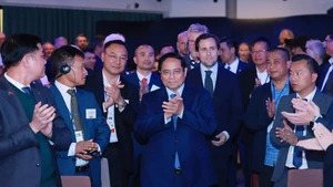 Thủ tướng Phạm Minh Chính dự Diễn đàn kinh tế Việt Nam-Thụy Điển. (Ảnh: TTXVN)