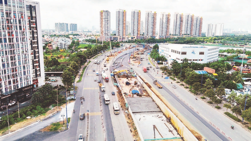 Bình Trưng - một trung tâm đô thị mới của phía đông hành phố Hồ Chí Minh đang hình thành với hệ thống hạ tầng hiện đại.