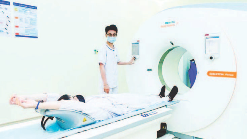Thiết bị CT tiên tiến tại Bệnh viện đa khoa Tâm Anh Thành phố Hồ Chí Minh.