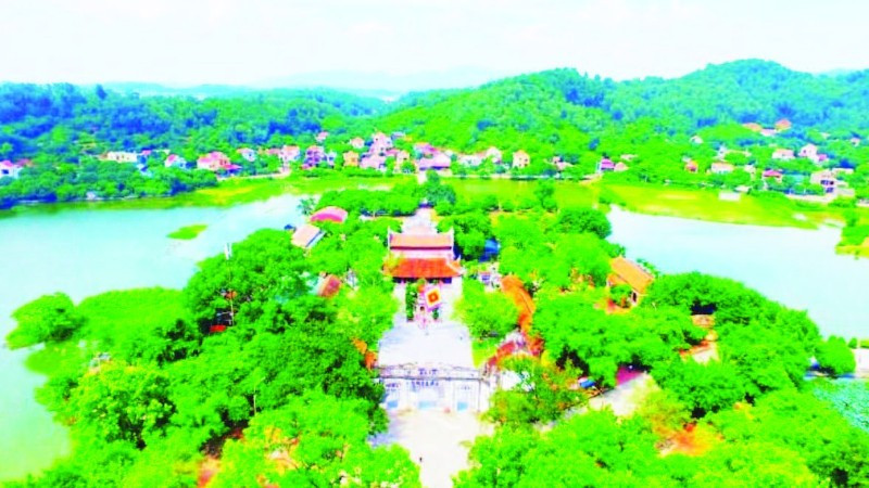 Toàn cảnh Đền Kiếp Bạc.