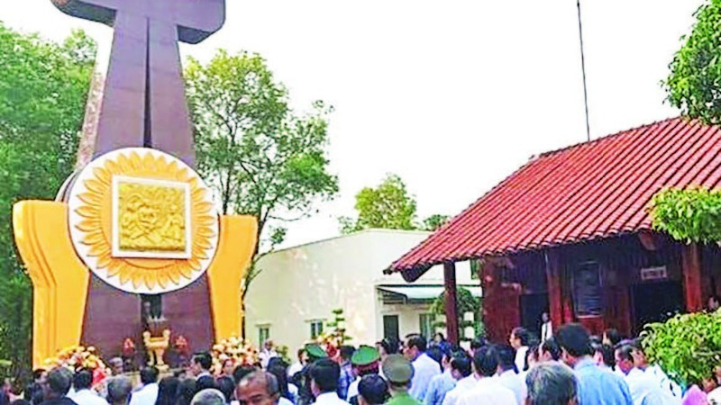 Di tích lịch sử, nơi thành lập Chi bộ Đảng Cộng sản Việt Nam đầu tiên của tỉnh tại xã Long Điền, tỉnh Bạc Liêu (nay thuộc tỉnh Cà Mau). (Ảnh TRỌNG DUY)