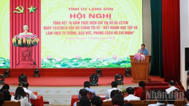 Hội nghị tổng kết 10 năm thực hiện Chỉ thị số 05-CT/TW của Tỉnh ủy Lạng Sơn.