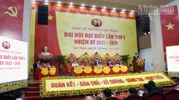 Đại hội Đại biểu lần thứ 1 phường Tam Thanh, nhiệm kỳ 2025 - 2030.