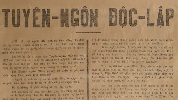 [Quiz] Chủ tịch Hồ Chí Minh đã soạn thảo bản Tuyên ngôn Độc lập ở đâu? ảnh 1