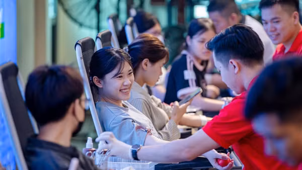 Ngày hội hiến máu “Trái tim Thủ đô” tổ chức vào tháng 4/2026. Nguồn NIHBT