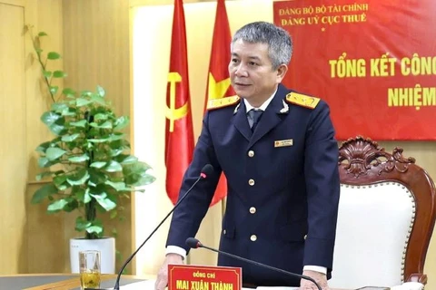 Đồng chí Mai Xuân Thành phát biểu tại hội nghị.