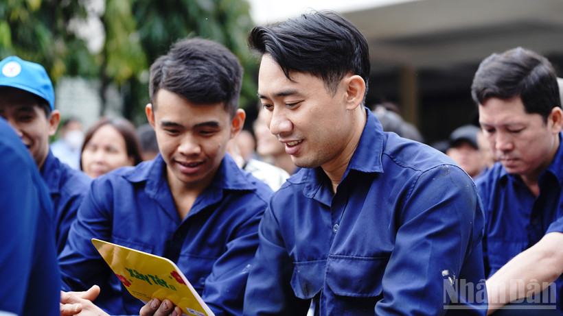 Chương trình “Xây Tết 2026” dành cho anh chị em công nhân ngành đường sắt tại Chi nhánh Toa xe Sài Gòn, Tổng công ty Đường sắt Việt Nam.