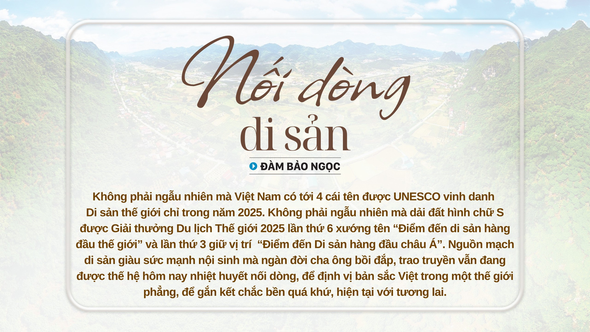 Nối dòng di sản