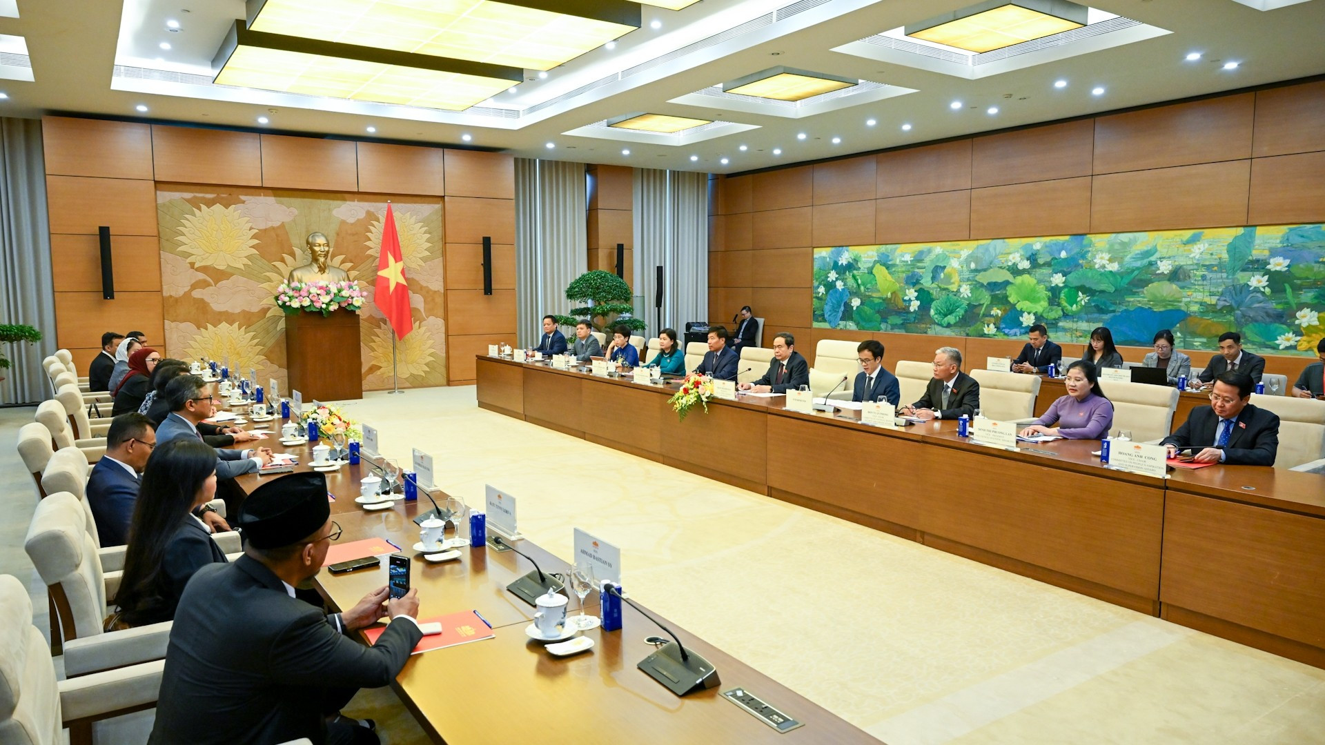 Quang cảnh buổi tiếp tại Nhà Quốc hội. (Ảnh: Duy Linh) 5-2255.jpg