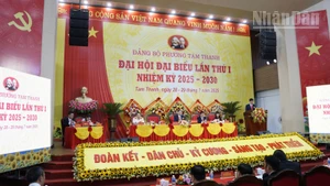 Đại hội Đại biểu lần thứ 1 phường Tam Thanh, nhiệm kỳ 2025 - 2030.