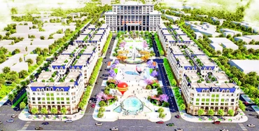 Phối cảnh Khu đô thị mới, phố đi bộ trung tâm tỉnh Thái Nguyên.