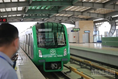 Tuyến tàu điện Cát Linh-Hà Đông.