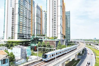 Thành phố Hồ Chí Minh tận dụng cơ chế đặc thù từ Quốc hội để thu hút đầu tư, phát triển hệ thống đường sắt đô thị. (Ảnh THẾ ANH)