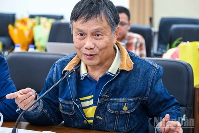 Tiến sĩ Toán học-Vật lý Nguyễn Lê Anh, chuyên gia nghiên cứu độc lập về ô nhiễm không khí. (Ảnh: Thành Đạt)