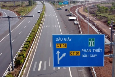 Cao tốc Phan Thiết-Dầu Giây. (Ảnh: TTXVN)