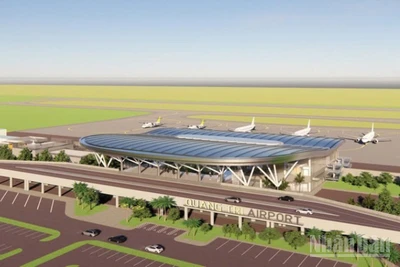 Phối cảnh Cảng hàng không Quảng Trị.
