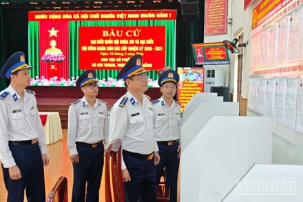 Vùng Cảnh sát biển 2 sẵn sàng cho ngày bầu cử.