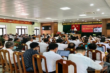 Đảng ủy phường Tam Kỳ, thành phố Đà Nẵng mới tổ chức Hội nghị Ban Chấp hành Đảng bộ phường lần thứ nhất.