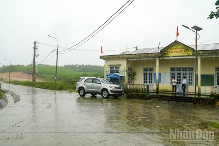 Khu bố trí dân cư ở thôn Phước Bắc, xã Phú Ninh đã thi công hoàn thành được đầu tư xây dựng kết cấu hạ tầng thiết yếu, bảo đảm mọi điều kiện bố trí đất cho người dân.