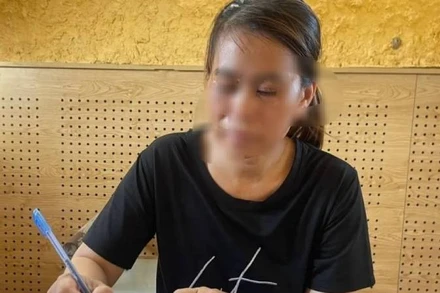 Đối tượng Nguyễn Thị Thúy (Ảnh: Công an Quảng Bình)