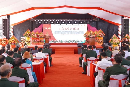 Quang cảnh lễ kỷ niệm.