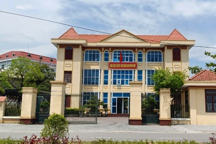 Trụ sở Chi cục Thi hành án dân sự Đồng Hới, nơi đồng chí Nguyễn Thị Phương Lan đang làm Bí thư Chi bộ, Chi cục trưởng.